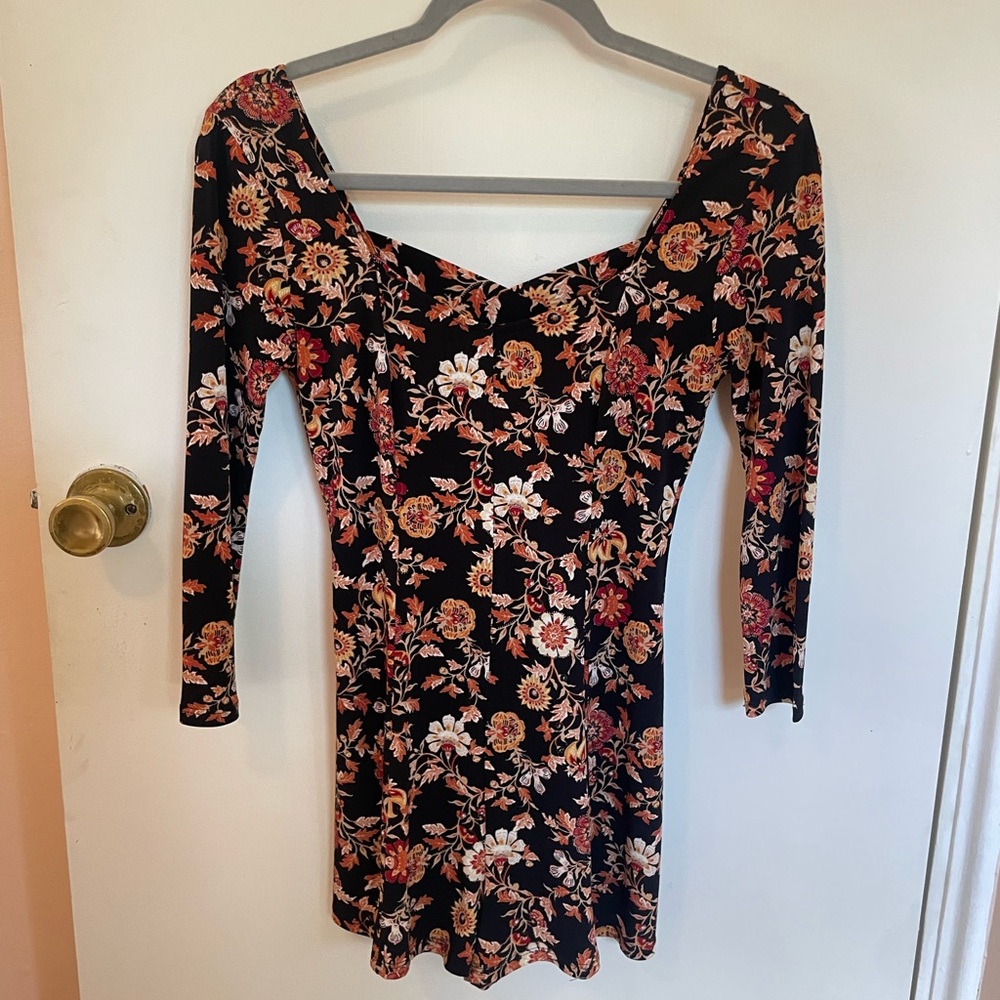 Forever 21 Black Floral Romper 🌹